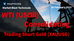 Trading Short Gold (XAUUSD). Trading Long XAUAUD. WTI (USOil) Consolidating.