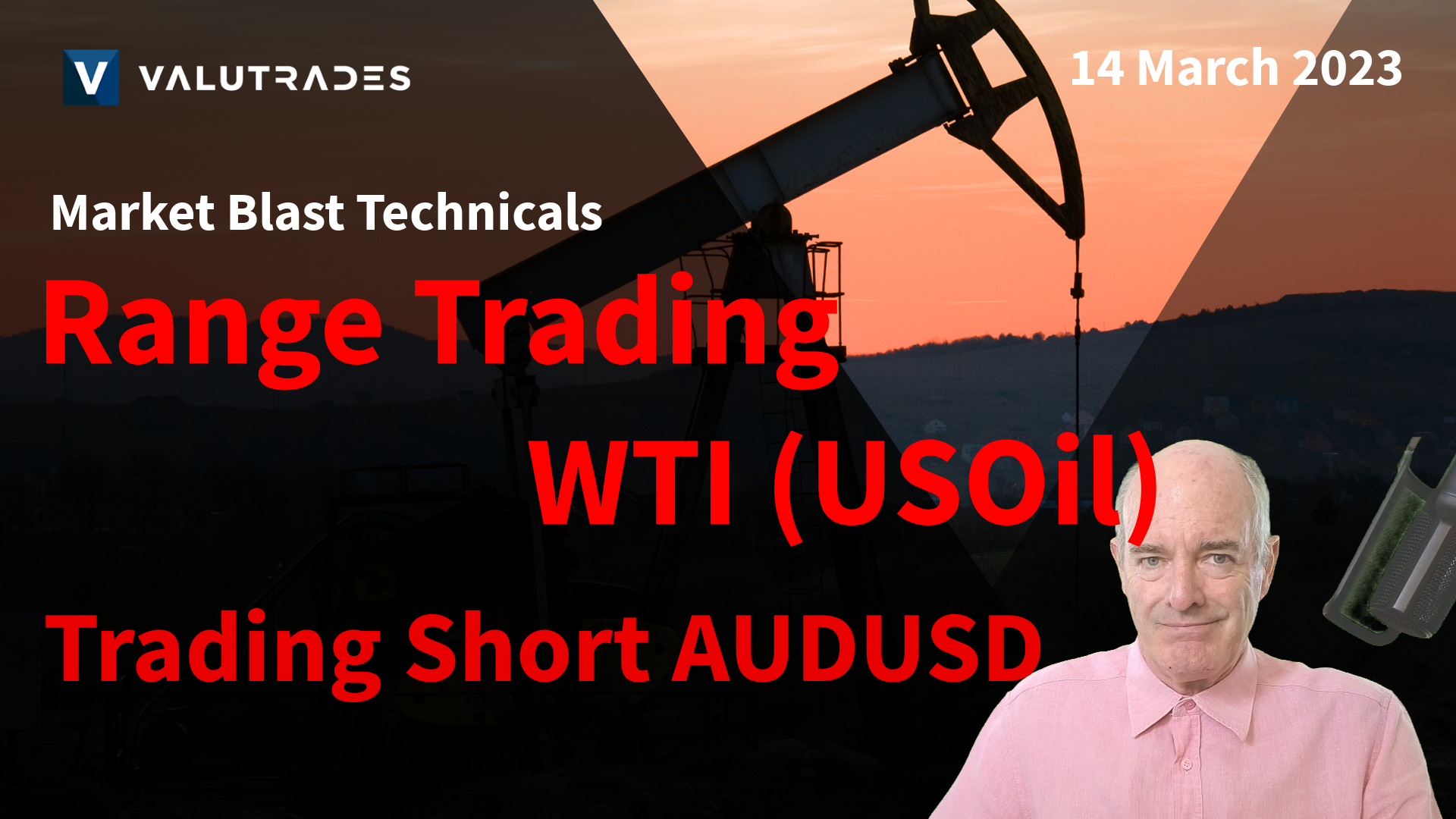 Range Trading WTI (USOil). Trading Short AUDUSD. AUDCHF at Pandemic Levels.